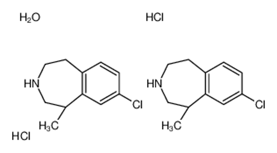 Picture of (5R)-7-chloro-5-methyl-2,3,4,5-tetrahydro-1H-3-benzazepine,hydrate,dihydrochloride
