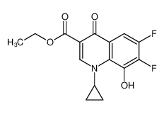 Picture of 1-cyclopropyl-6,7-difluoro-1,4-dihydro-8-hydroxy-4-oxo-3-quinolinecarboxylic acid ethyl ester