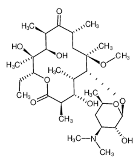 Picture of 3-hydroxyclarithromycin