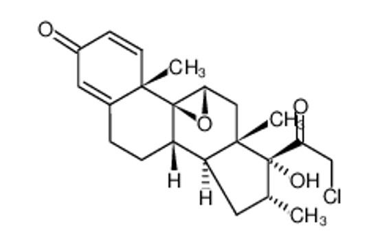 Изображение 21-chloro-17α-hydroxy-9β,11β-oxido-16α-methylpregna-1,4-diene-3,20-dione
