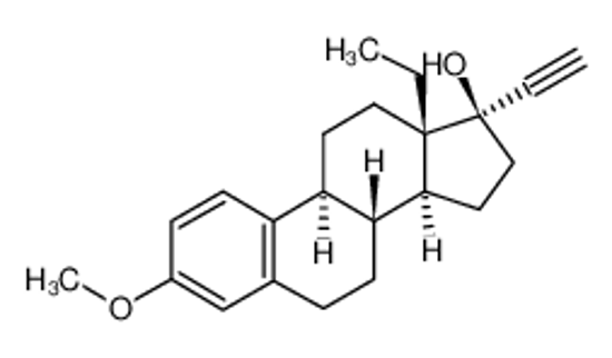 Imagem de 13β-ethyl-3-methoxy-17α-ethynyl-gona-1,3,5(10)-trien-17β-ol