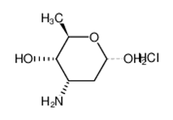 Picture of (4S,5S,6R)-4-amino-6-methyltetrahydro-2H-pyran-2,5-diol hydrochloride