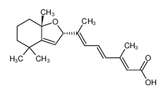 Picture of trans-5,8-epoxy-5,8-dihydroretinoic acid