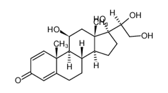 Picture of (20S)-11β,17,20,21-tetrahydroxy-3-oxo-1,4-pregnadiene