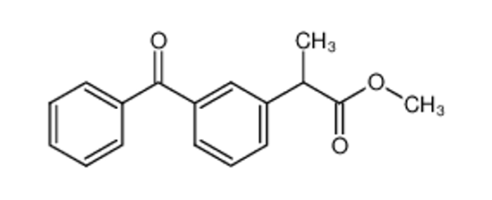Imagem de methyl α-(m-benzoylphenyl)-propionate