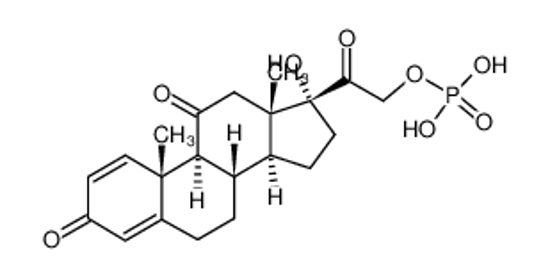 Picture of 17-hydroxy-21-phosphonooxy-pregna-1,4-diene-3,11,20-trione