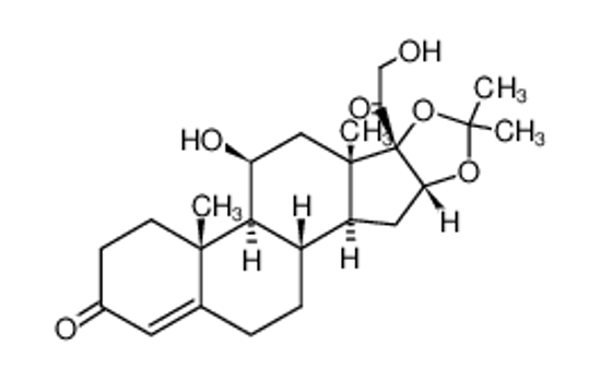Picture of 16α,17α-Isopropylidenedioxypregn-4-en-11β,21-diol-3,20-dione