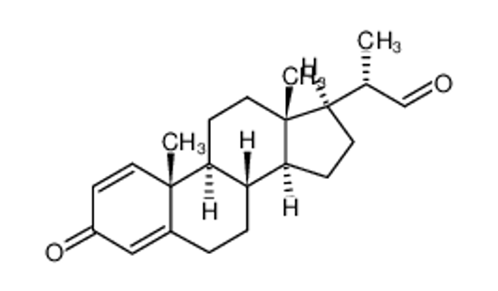 Picture of (20S)-3-oxopregna-1,4-diene-20-carboxaldehyde