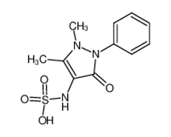 Picture of (1,5-dimethyl-3-oxo-2-phenyl-2,3-dihydro-1H-pyrazol-4-yl)-sulfamic acid