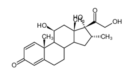Picture of 11β.17α.21-Trihydroxy-16α-methyl-pregnadien-(1.4)-dion-(3.20)