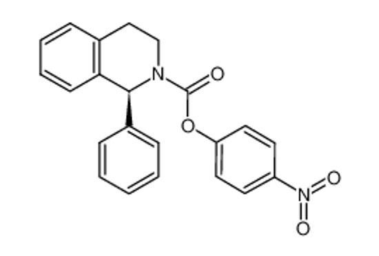 Picture of 4-nitrophenyl (1S)-1-phenyl-3,4-dihydroisoquinoline-2(1H)-carboxylate
