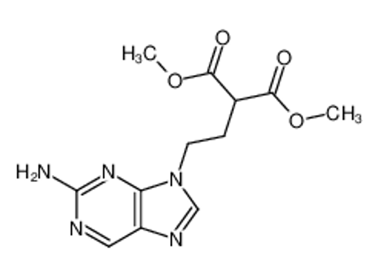 Imagem de dimethyl 2-(2-(2-aminopurine-9-yl)ethyl)malonate