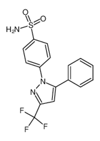 Picture of 4-[5-(phenyl)-3-(trifluoromethyl)-1H-pyrazol-1-yl]benzenesulfonamide