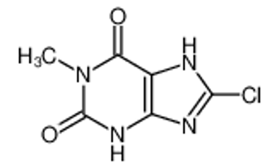 Picture of 8-chloro-1-methyl-3,7(9)-dihydro-purine-2,6-dione