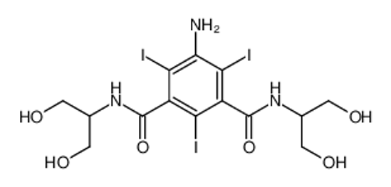 Picture of S-N,N'-bis[2-hydroxy-1-(hydroxymethyl)ethyl]-5-amino-2,4,6-triiodo-1,3-benzenedicarboxamide