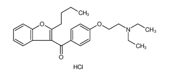 Imagem de Methanone, (2-butyl-3-benzofuranyl)[4-[2-(diethylamino)ethoxy]phenyl]-, hydrochloride