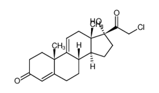 Imagem de 21-chloro-17-hydroxy-pregna-4,9(11)-diene-3,20-dione