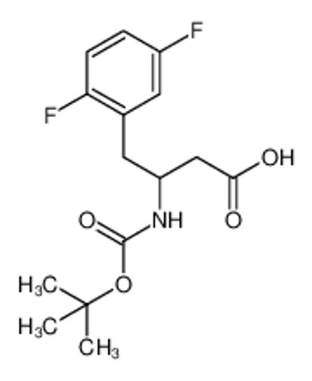 Picture of 3-((tert-butoxycarbonyl)amino)-4-(2,5-difluorophenyl)butanoic acid