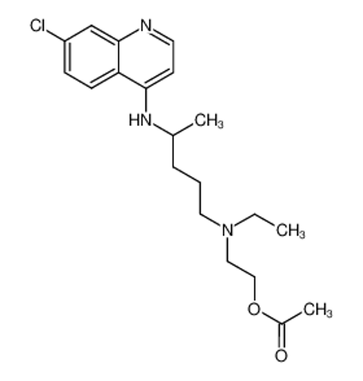Imagem de 1-acetoxy-2-{[4-(7-chloro-quinolin-4-ylamino)-pentyl]-ethyl-amino}-ethane