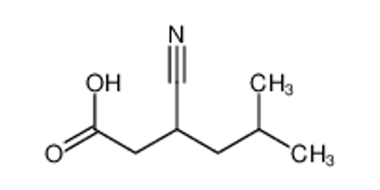 Picture of 3-cyano-5-methylhexanoic acid
