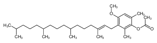 Imagem de 1-acetoxy-2,6-dimethyl-3-phytyl-4-methoxybenzene