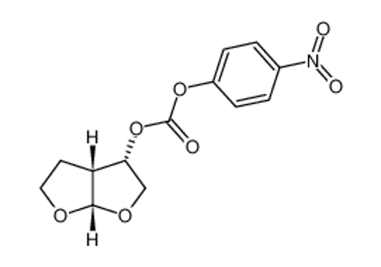 Picture of (3R,3aS,6aR)-hexahydrofuro[2,3-b]furan-3-yl-4-nitrophenyl carbonate