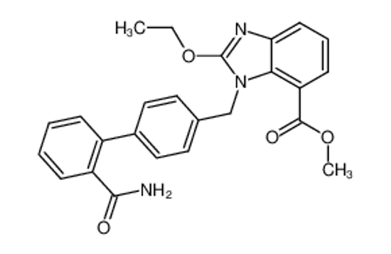 Изображение methyl 1-[(2'-carbamoylbiphenyl-4-yl)methyl]-2-ethoxybenzimidazole-7-carboxylate