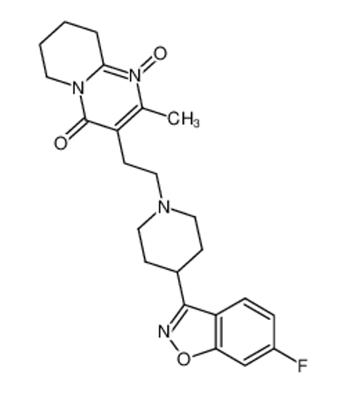 Picture of 3-(2-(4-(6-fluorobenzo[d]isoxazol-3-yl)piperidin-1-yl)ethyl)-2-methyl-4-oxo-6,7,8,9-tetrahydro-4H-pyrido[1,2-a]pyrimidine 1-oxide