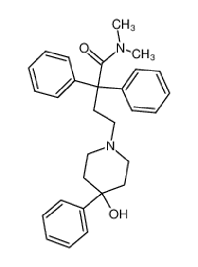 Изображение 4-(4-hydroxy-4-phenyl-piperidin-1-yl)-N,N-dimethyl-2,2-diphenyl-butyramide