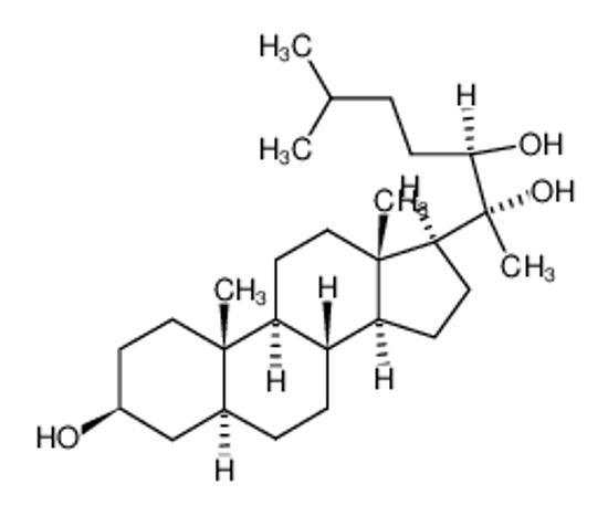 Picture of (20R,22R)-5α-cholestane-3β,20,22-triol