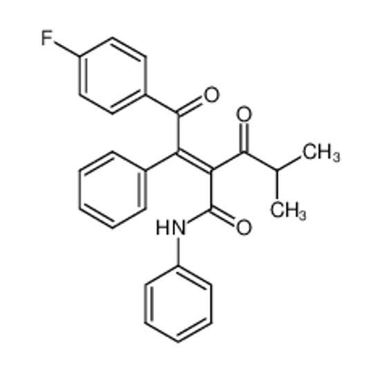 Picture of 2-(2-(4-fluorophenyl)-2-oxo-1-phenylethylidene)-4-methyl-3-oxo-N-phenylpentanamide