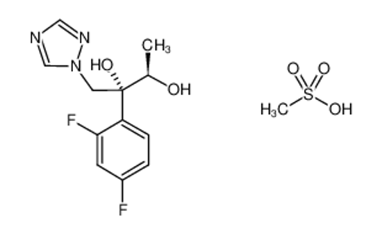 Изображение 1-[(2R,3R)-2-(2,4-difluorophenyl)-2,3-dihydroxybutyl]-1H-[1,2,4]triazole methanesulfonate salt