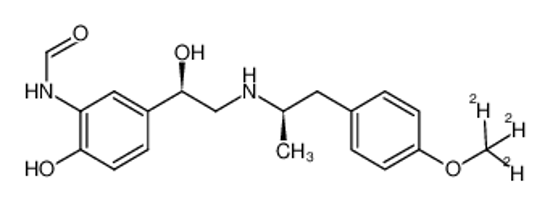 Picture of N-(2-hydroxy-5-((R)-1-hydroxy-2-(((R)-1-(4-(methoxy-d3)phenyl)propan-2-yl)amino)ethyl)phenyl)formamide