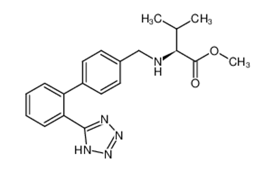 Picture of methyl ((2'-(1H-tetrazol-5-yl)-[1,1'-biphenyl]-4-yl)methyl)-L-valinate