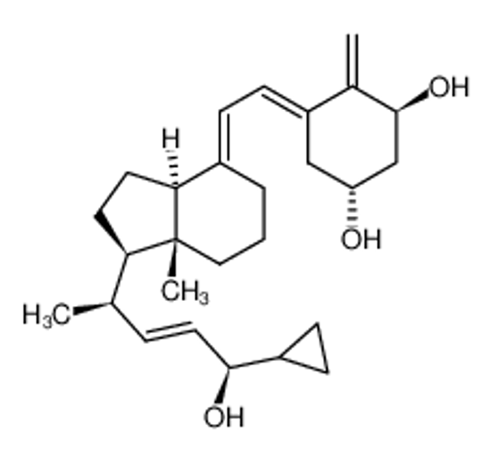 Picture of (1R,3S,E)-5-(2-((1R,3aS,7aR,E)-1-((2R,5R,E)-5-cyclopropyl-5-hydroxypent-3-en-2-yl)-7a-methyloctahydro-4H-inden-4-ylidene)ethylidene)-4-methylenecyclohexane-1,3-diol
