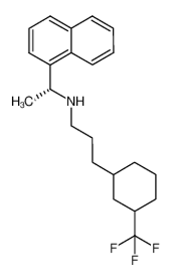 Picture of 3-(3-(trifluoromethyl)cyclohexyl)-N-((R)-1-(naphthalen-1-yl)ethyl)propan-1-amine