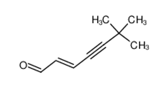 Изображение trans-6,6-dimethylhept-2-en-4-yn-1-al