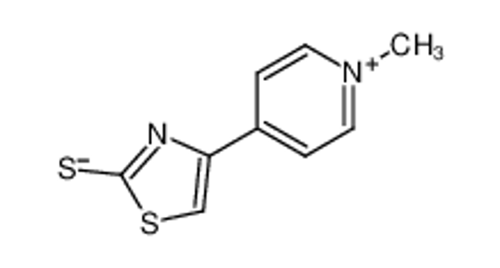 Picture of [4-(N-methylpyridinium-4-yl)-1,3-thiazol-2-yl]thiolate