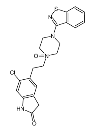 Изображение 4-(benzo[d]isothiazol-3-yl)-1-(2-(6-chloro-2-oxoindolin-5-yl)ethyl)piperazine 1-oxide
