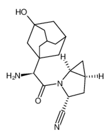 Изображение (1S,3S,5S)-2-[(2S)-2-amino-2-(3-hydroxy-1-adamantyl)acetyl]-2-azabicyclo[3.1.0]hexane-3-carbonitrile