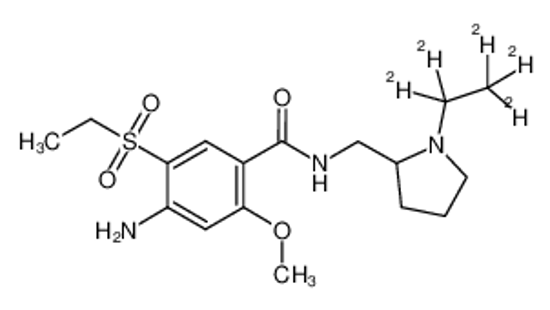 Imagem de 4-amino-N-((1-d5-ethylpyrrolidin-2-yl)methyl)-5-(ethylsulfonyl)-2-methoxybenzamide