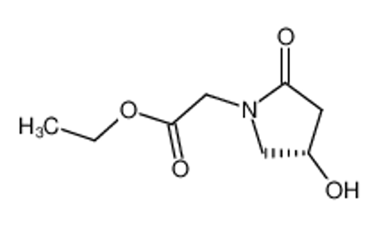 Picture of (S)-4-hydroxy-2-oxo-1-pyrrolidinacetic acid ethyl ester