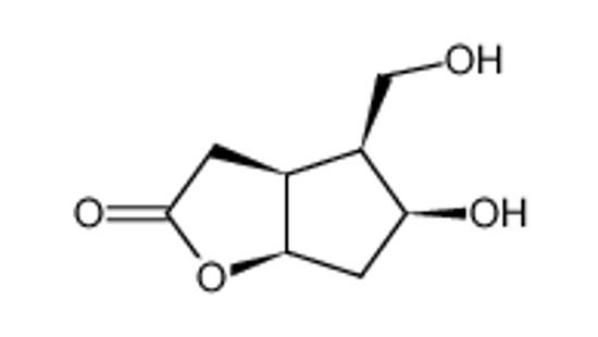 Picture of (1R,5S,6R,7S)-7-hydroxy-6-hydroxymethyl-2-oxabicyclo<3.3.0>octan-3-one