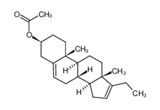 Imagem de Acetic acid (3S,8R,9S,10R,13S,14S)-17-ethyl-10,13-dimethyl-2,3,4,7,8,9,10,11,12,13,14,15-dodecahydro-1H-cyclopenta[a]phenanthren-3-yl ester