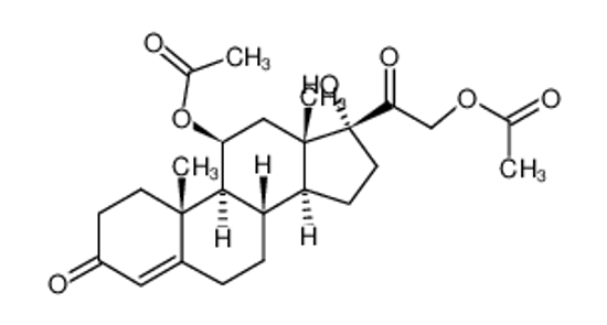 Imagem de 11β,21-diacetoxy-17-hydroxy-pregn-4-ene-3,20-dione