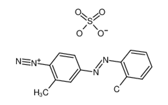 Picture of hydrogen sulfate,2-methyl-4-[(2-methylphenyl)diazenyl]benzenediazonium