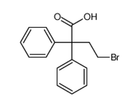 Picture of 4-Bromo-2,2-diphenylbutyric acid