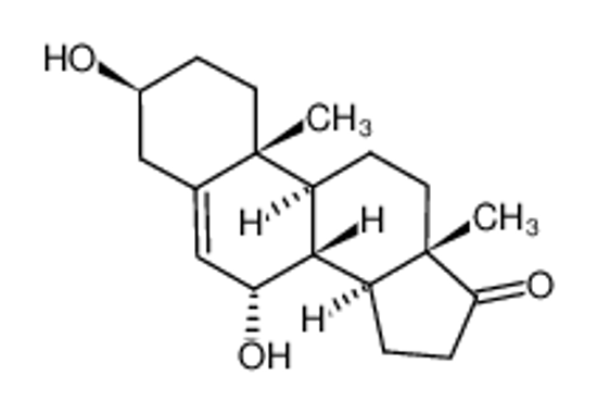 Picture of (3S,7S,8R,9S,10R,13S,14S)-3,7-dihydroxy-10,13-dimethyl-1,2,3,4,7,8,9,11,12,14,15,16-dodecahydrocyclopenta[a]phenanthren-17-one