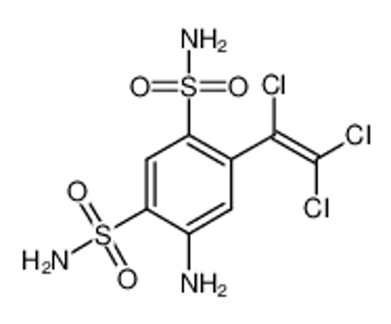 Picture of 4-amino-6-(1,2,2-trichloroethenyl)benzene-1,3-disulfonamide