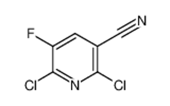 Picture of 2,6-Dichloro-5-fluoro-3-pyridinecarbonitrile